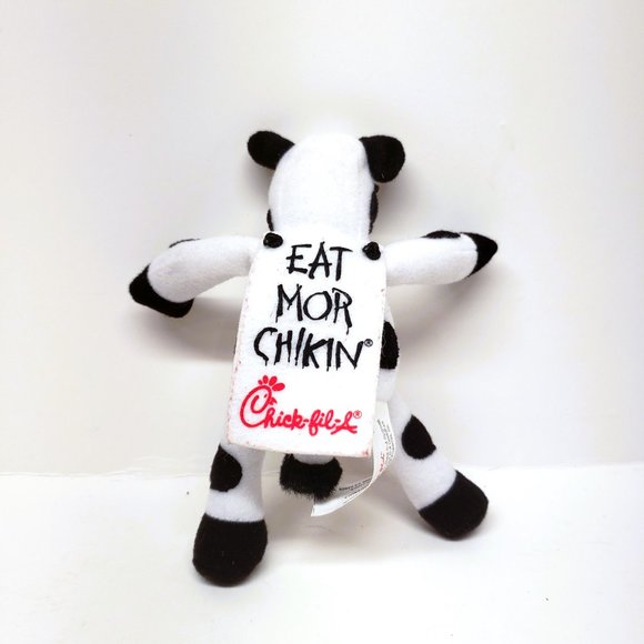 Chick-fil-A Cow EAT MOR CHIKIN More Chicken Plush 6" Stuffed Animal - Picture 2 of 6